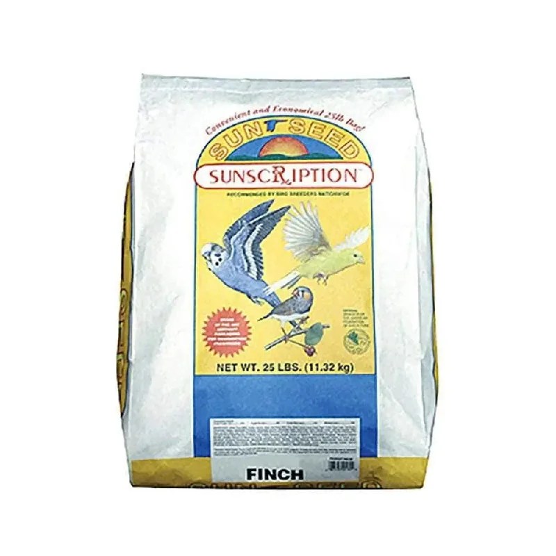 Sunseed® Vita Sunscription® Finch Diet Birds Food 25 Lbs