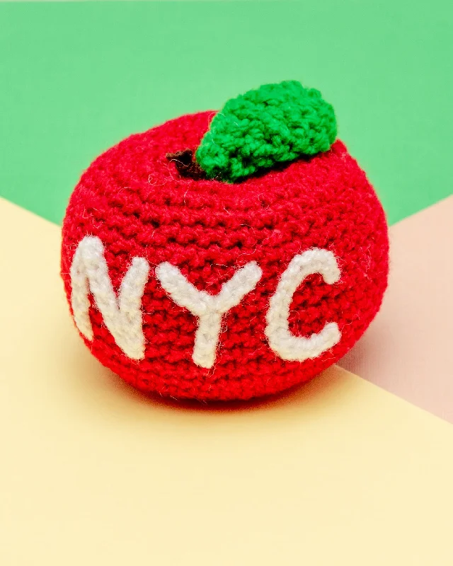 Take a Bite of the Little Apple NYC Dog Squeaky Toy (Dog & Co. Exclusive)