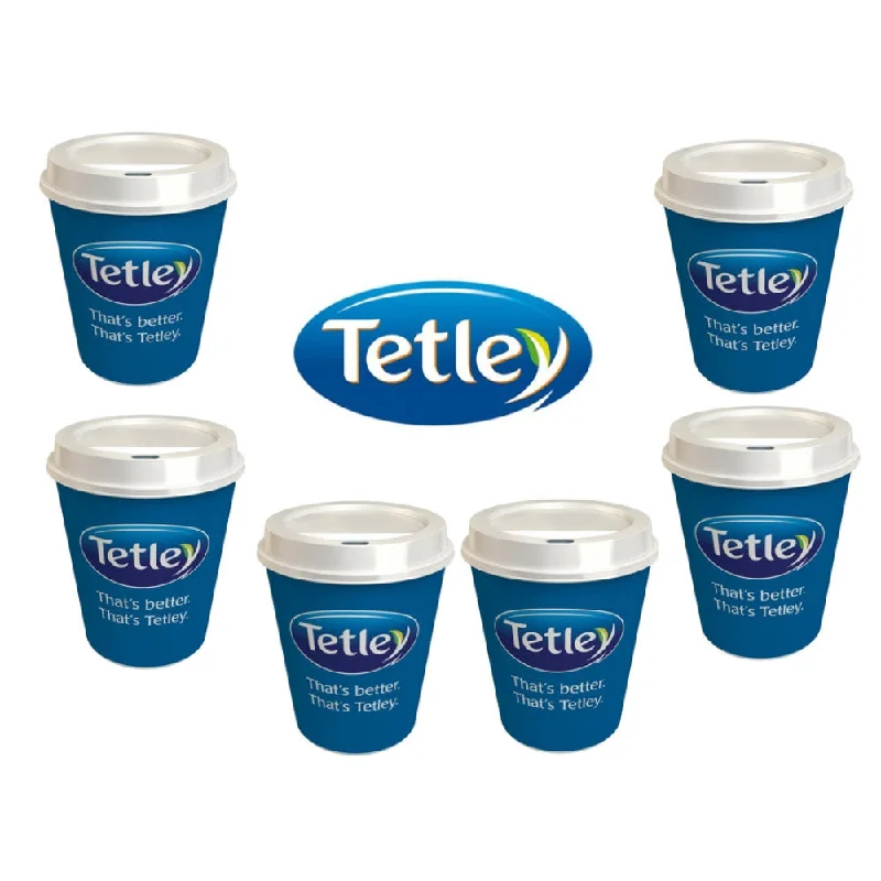 Tetley On The Go 300's Includes Cups, Teabags, & Lids,