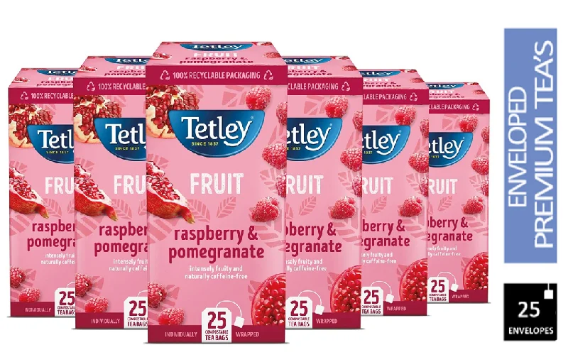 Tetley Raspberry and Pomegranate Tea Bags (Pack of 25) 1580A