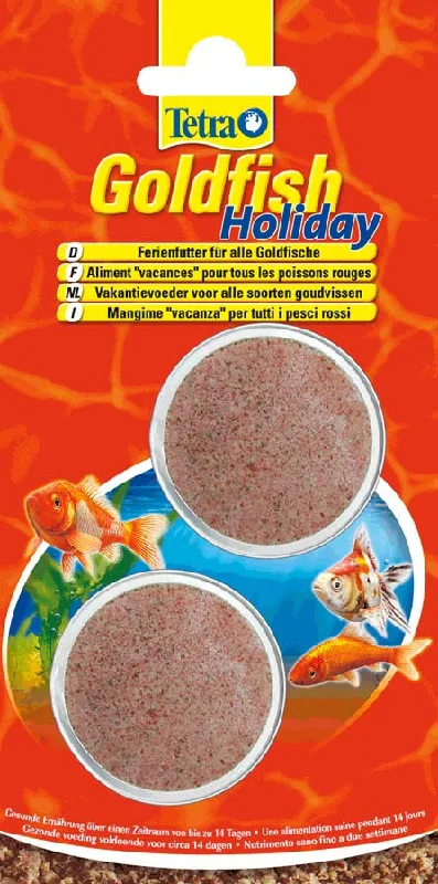 TETRA Goldfish Holiday Hrană pentru caraşi aurii pentru 14 zile, 2x12g