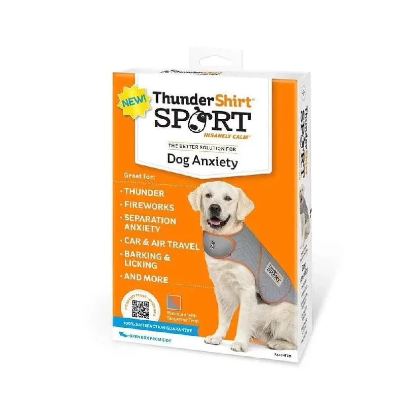 ThunderShirt® Sport Anxiety Jacket for Dog Platinum Color Large