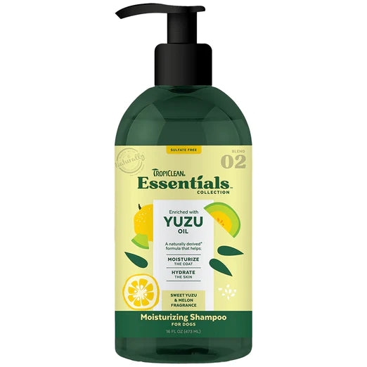 TropiClean Essentials Yuzu Fruit Shampoo 473mL