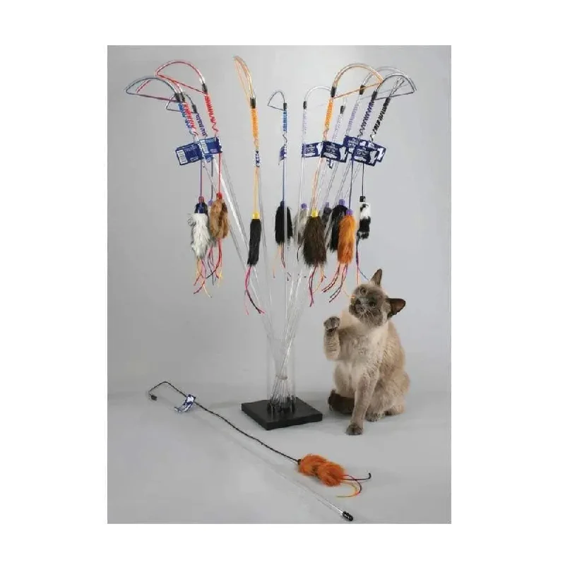 Vee Enterprises Purrfect® Wand & Cord Combo Cat Toy